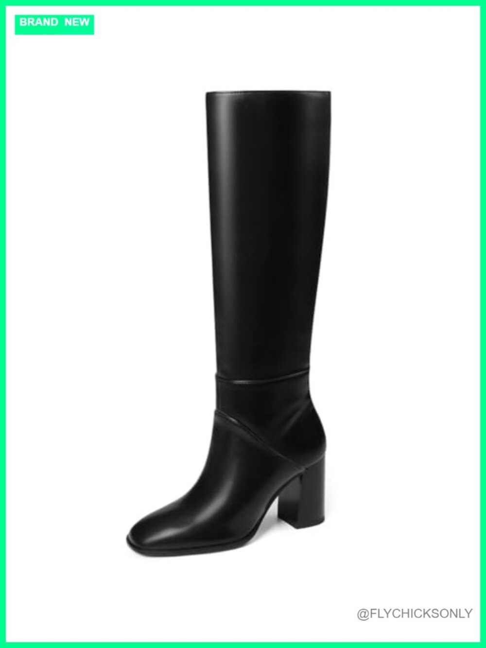 Knee High Boots for Women Tall Fall Long Chunky Heel Boot